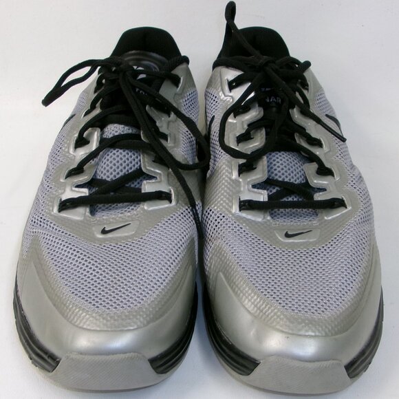 Nike Lunarlon Lunar TR1‎ Silver Black Training Shoes Men's US 12.5 - Picture 2 of 6